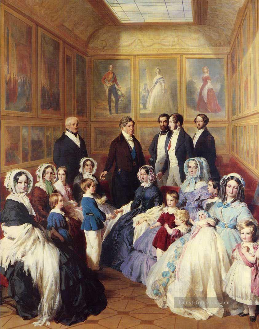 Königin Victoria und Prinz Albert mit der Familie von König Louis Philippe Franz Xaver Winterhalter Ölgemälde